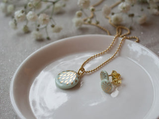 Kette Zaubertropfen Gold & Mint