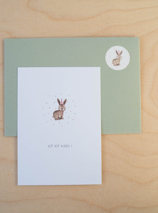 Postkarte "Hase"