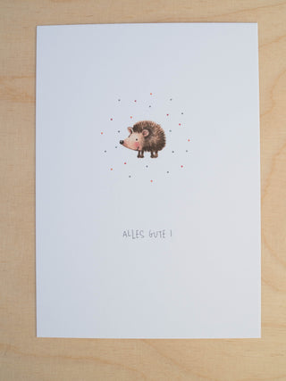 Postcard "Hedgehog"