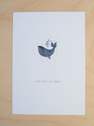 Postcard "Whale"