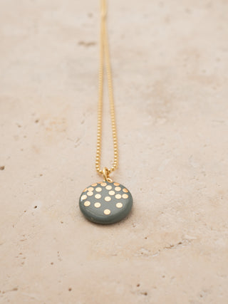 Collier Gold Rain Or &amp; Blanc