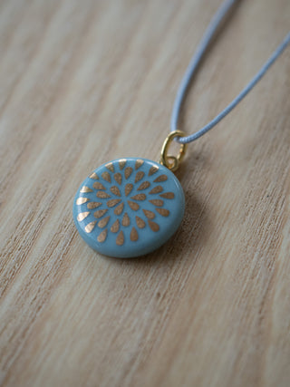 SALE Kette Tropfen Türkis & Gold (Nr1)