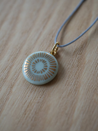 SALE Kette Sonne Mint & Gold (Nr3)