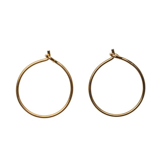 Hoop earrings gold