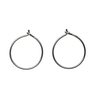 Hoop earrings silver