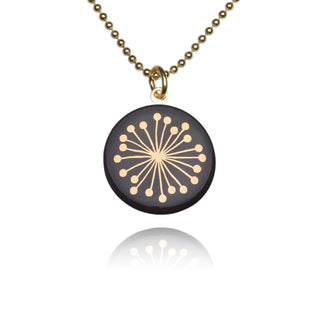 Necklace Fiori Gold &amp; Black