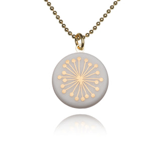 Necklace Fiori Gold &amp; White