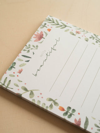 Notepad "les fleurs"