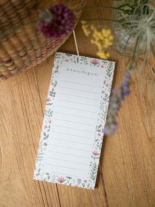 Notepad "les fleurs"