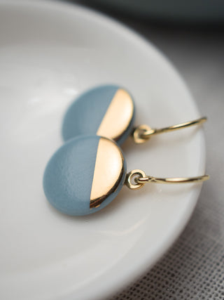 Earrings Sunrise Gold &amp; Turquoise