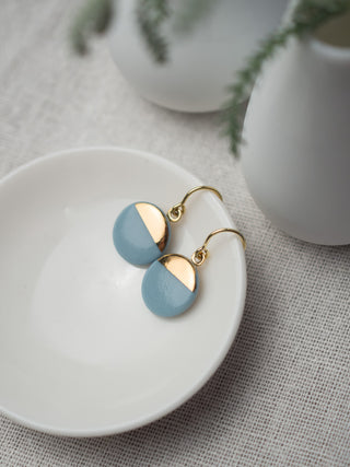 Earrings Sunrise Gold &amp; Turquoise