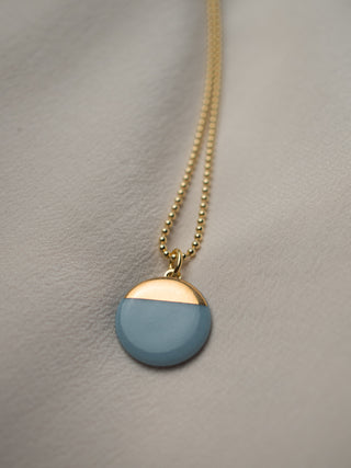 Necklace Sunrise Gold &amp; Turquoise