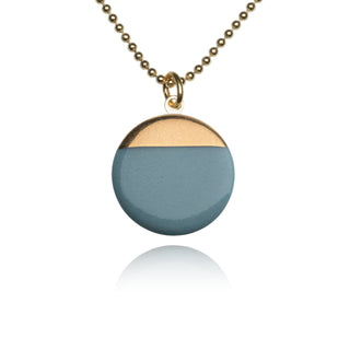 Collier Sunrise Or &amp; Turquoise