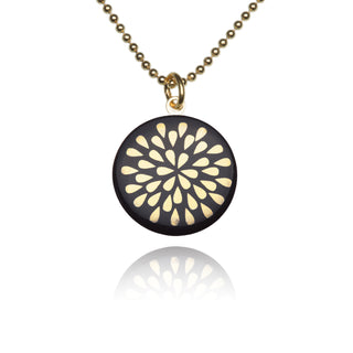 Necklace Drop Gold &amp; Black