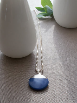 Kette Sunrise Silber & Blau